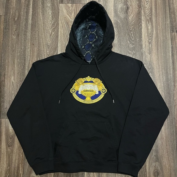 VERSACE La Coupe Des Dieux Embroidered Hoodie - Picture 1 of 8